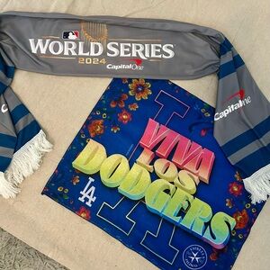 World Series 2024 Dodgers Scarf and Rally Towel